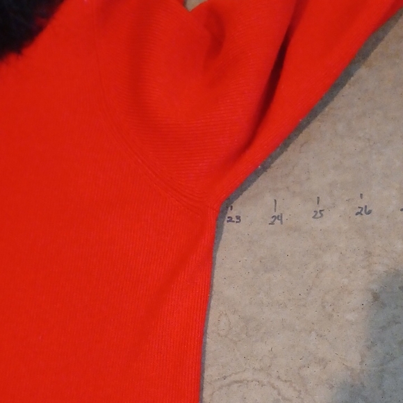 Worthington Red and Black Sweater - Picture 8 of 10
